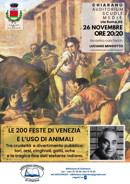 Le 200 feste di Venezia e l'uso di animali.