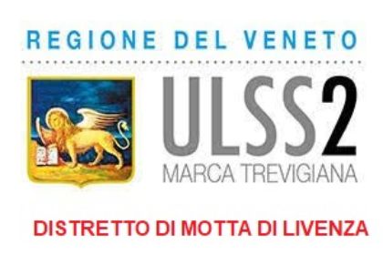 Sportello amministrativo ULSS 2 - distretto di Motta di Livenza