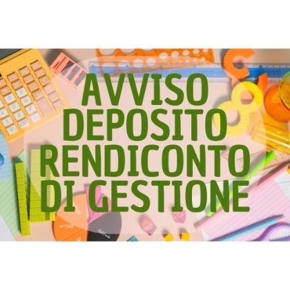 Avviso di deposito Rendiconto di Gestione. Esercizio finanziario 2025.