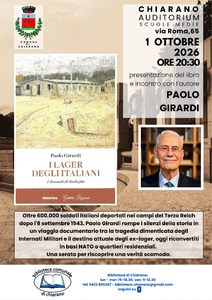 Incontro con l'autore. Presentazione del libro 