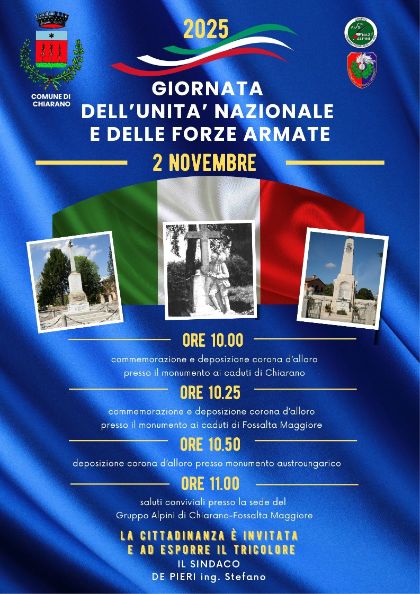 Giornata dell'Unità Nazionale e delle Forze Armate