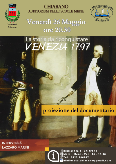 Locandina serata "Venezia 1797"