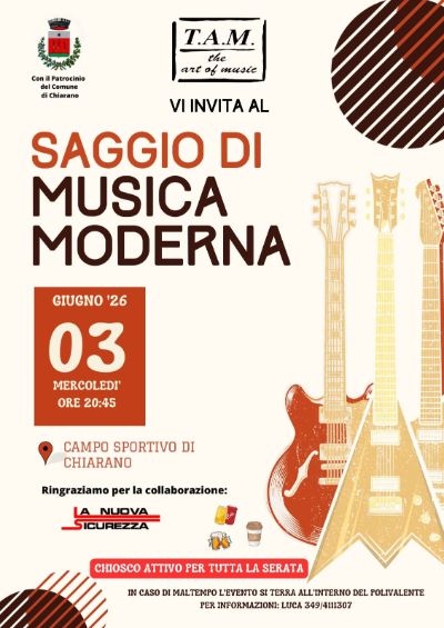 SAGGIO DI MUSICA MODERNA