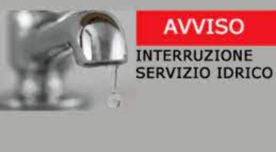 interruzione servizio idrico interruzione servizio idrico